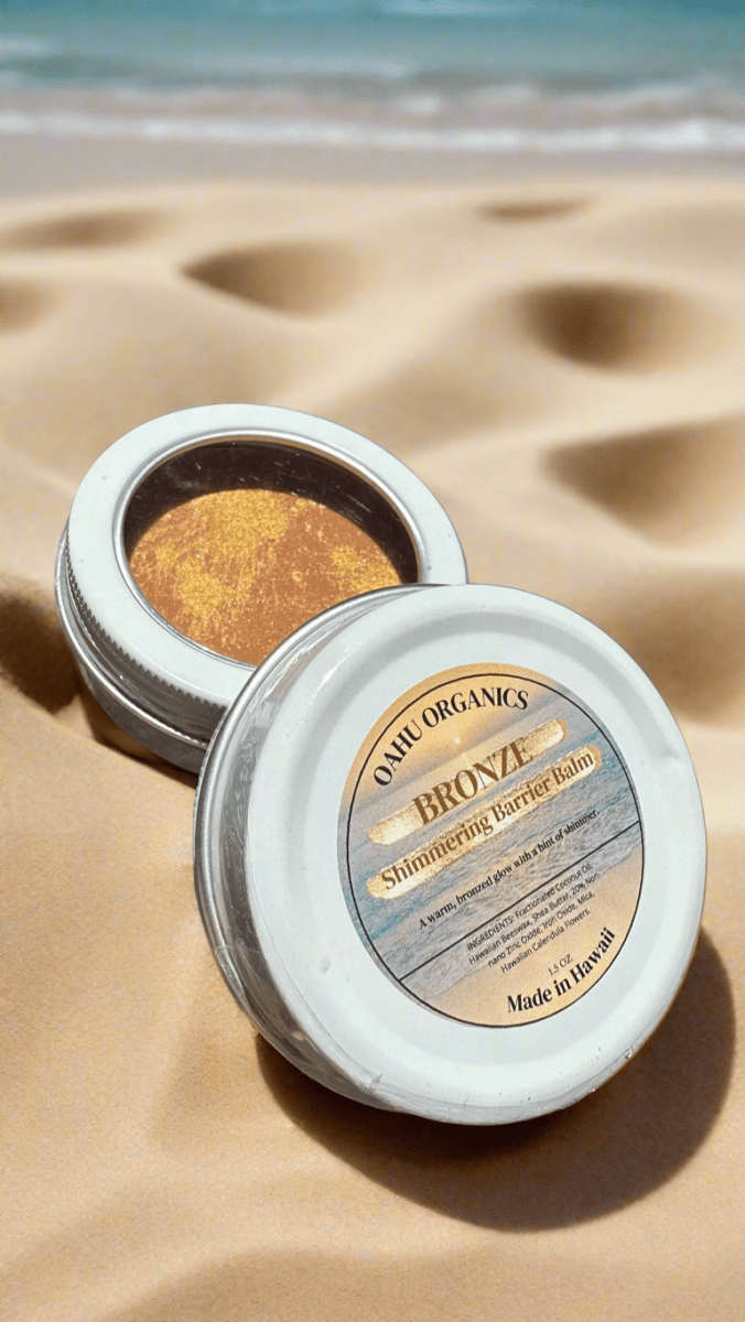 Bronze – Tinted Mineral Barrier Balm (Deep Glow) - OahuOrganics