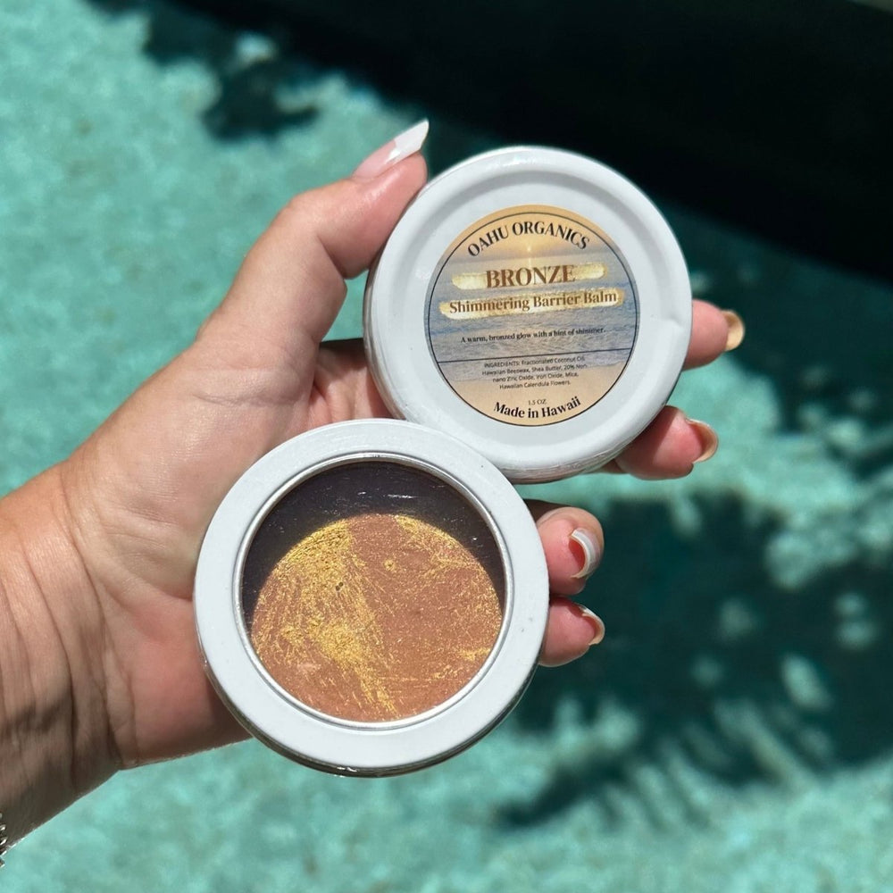 Bronze – Tinted Mineral Barrier Balm (Deep Glow) - OahuOrganics