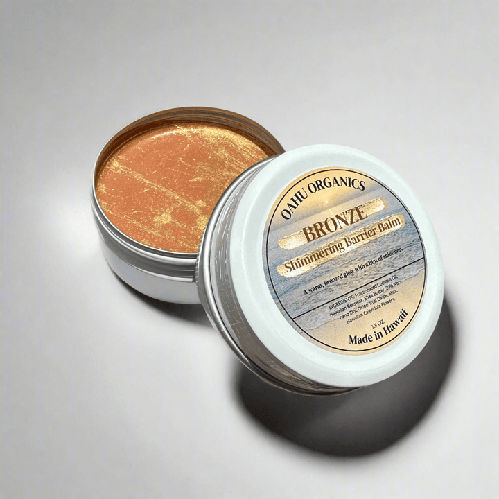 Bronze – Tinted Mineral Barrier Balm (Deep Glow) - OahuOrganics