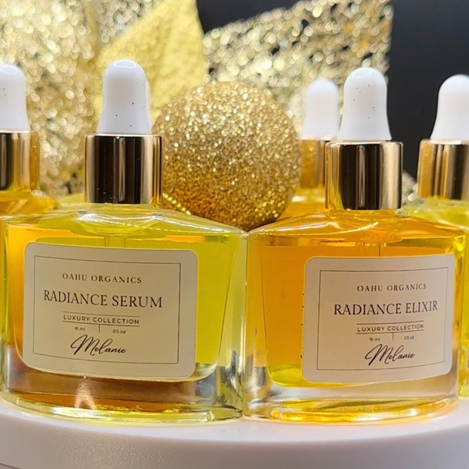 Gifts under $100 Saffron Hydrating Elixir and Moisturizing Serum Duo - OahuOrganics