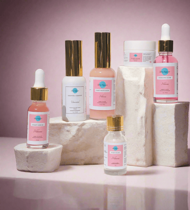 Hawaiian Hibiscus Plant Based Skincare Set - OahuOrganics