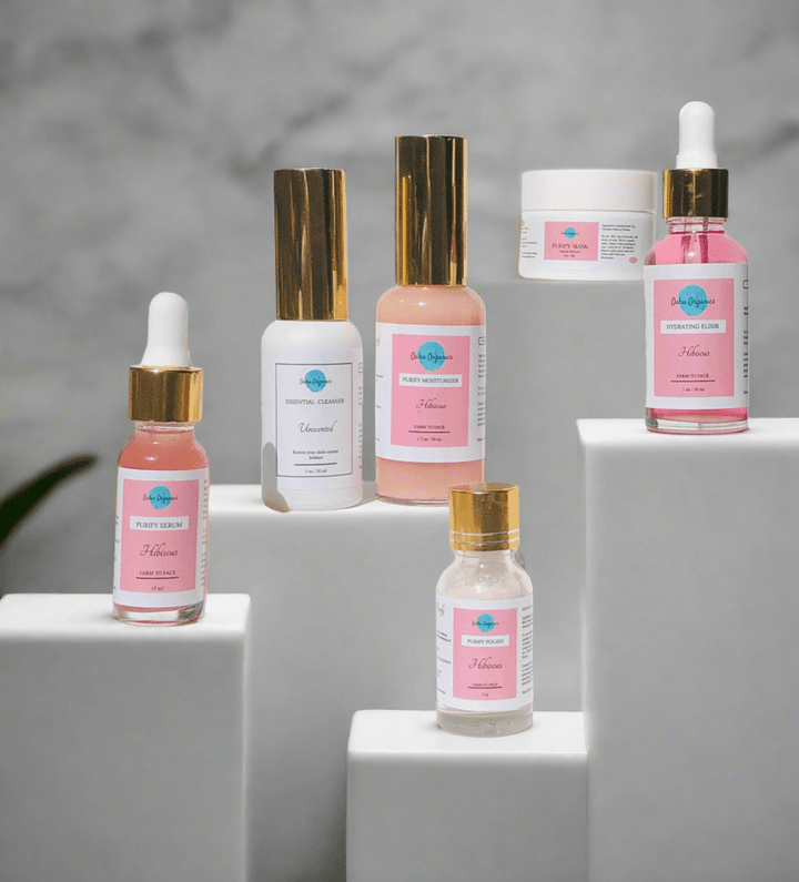 Hawaiian Hibiscus Plant Based Skincare Set - OahuOrganics