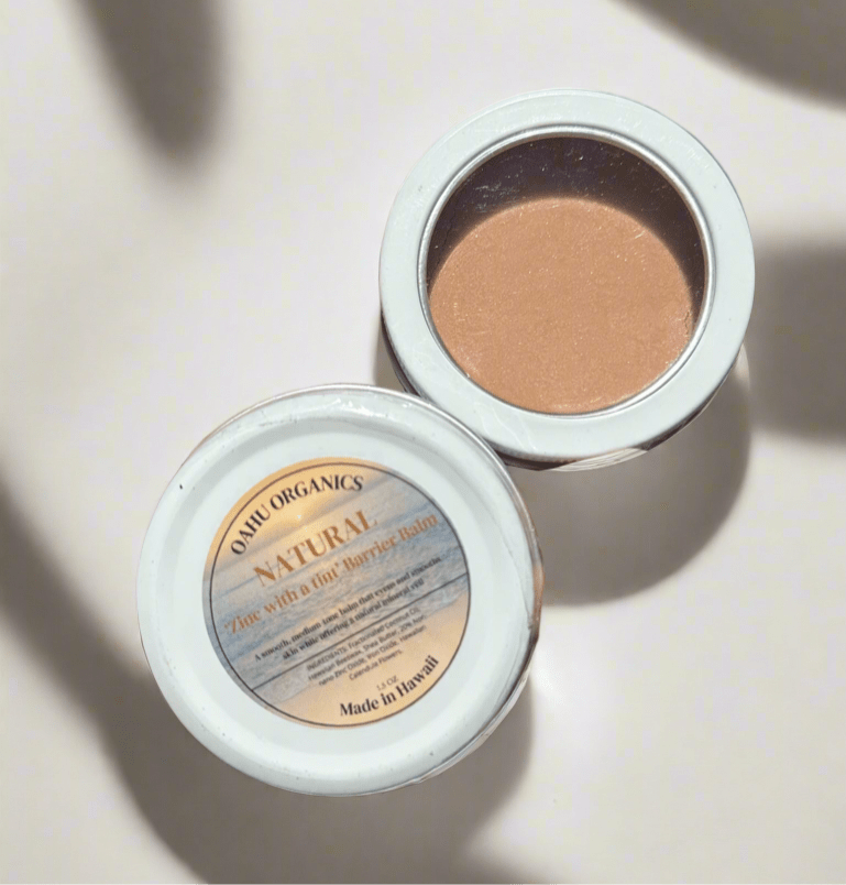 Natural – Tinted Mineral Barrier Balm (Warm Glow) - OahuOrganics