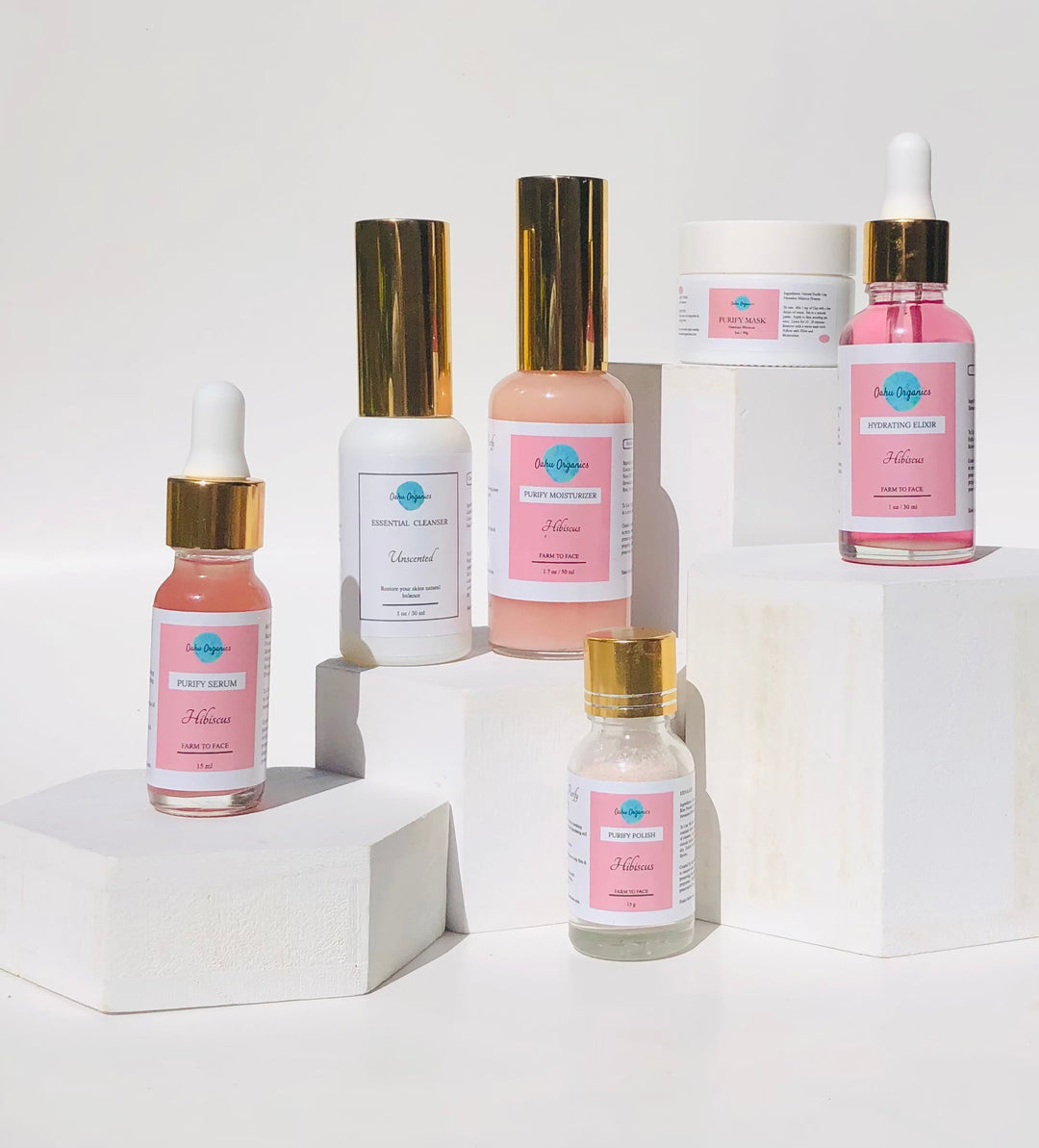 Hawaiian Hibiscus Plant Based Skincare Set