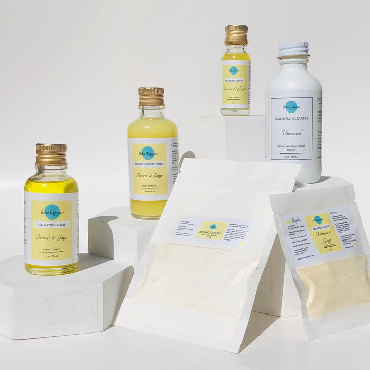 Turmeric and Ginger Plant Based Skincare Set