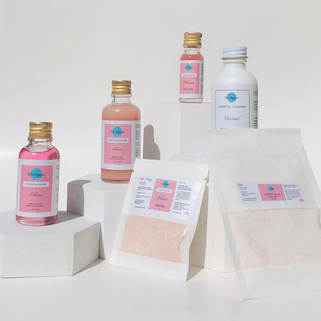 Hawaiian Hibiscus Plant Based Skincare Set