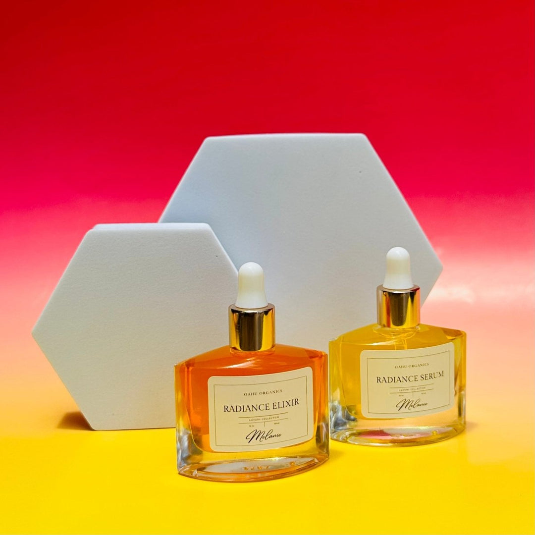 Gifts under $100 Saffron Hydrating Elixir and Moisturizing Serum Duo - OahuOrganics