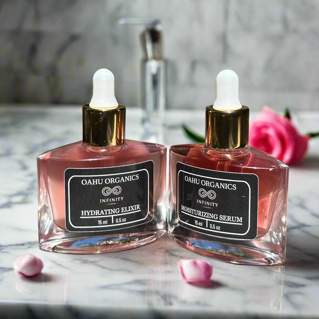 INFINITY Hydrating Elixir & Moisturizing Serum Duo – OahuOrganics