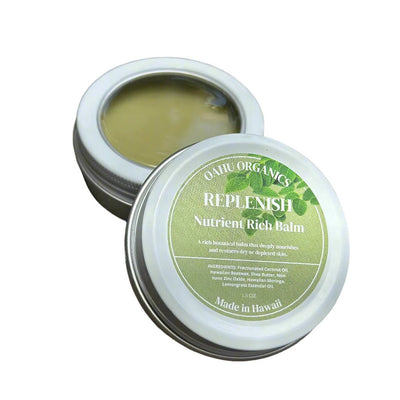 Replenish Balm – Deep Nourishment with Moringa and Lemongrass - OahuOrganics